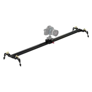 Fotodiox Pro SlideCam 1000-39" Video Slider Stabilizer, DSLR Camera Track Slider, Linear Stabilization Rail System with Ball-Bearing Slide Mechanism, Adjustable Legs and Carrying Case