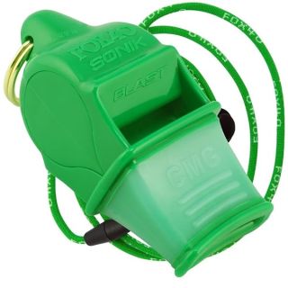 Fox 40 Sonik Blast CMG Pealess Safety Whistle 120 dB Green 9203-1408