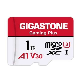 GIGASTONE 1TB Gaming Plus Series Memory Card Speed Up to 150/120MB/s for Nintendo-Switch, Steam Deck, 4K Video A1 V30 U3 MicroSDXC with SD Adapter