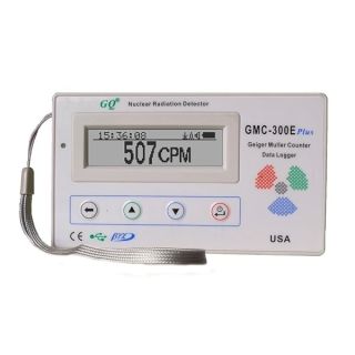 GQ GMC-300E-Plus Digital Geiger Counter Nulcear Radiation Detector Monitor Meter dosimeter Beta Gamma X ray data logger recorder realtime monitoring test equipment