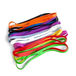 "GRIFITI Band Joes X Cross Style 12" Elastic Rubber Bands - 10 Pack for Cooking, Office, Puzzles & Games - Strong & Colorful!"