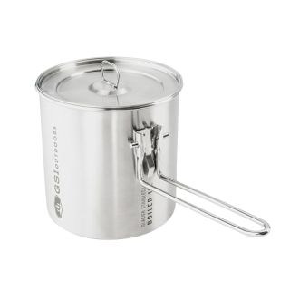 GSI Outdoors Glacier Stainless 1.1 L Boiler For Ultralight Backpacking and Camping