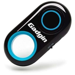 Gadgin Premium Selfie Remote Control Shutter: Wireless Clicker for iPhone, Samsung, Android - 30ft Range for Photos & Videos