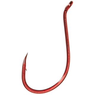 Gamakatsu 341313 Octopus Light Hook (6 Pack), Size 3/0, Red