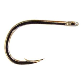 Gamakatsu C14S Glo Bug 2X Strong Fly Hook-Pack Of 25 (Black, 12)