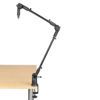 Gator Frameworks Slim Profile Desktop Mic Stand Boom Arm for Podcasts & Live Streaming - GFWMICBCBM0500