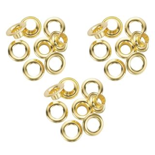 General 1261-4 #4 Brass Grommet Refills 72 Count (3 Packs of 24)