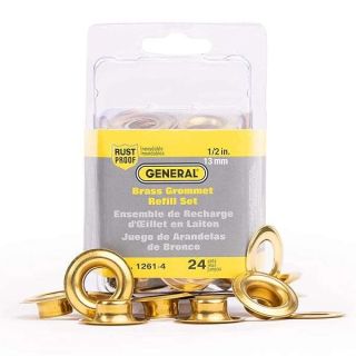 General Tools 1261-4 1/2-Inch Grommet Refill, 24 Sets