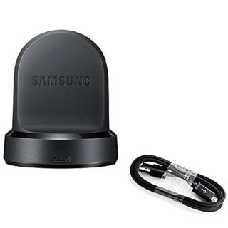 Genuine Samsung Qi Wireless Charging Dock Cradle Charger For Gear S3 Classic,Frontier SM-R760 with 3FT Micro USB &amp; Stylus (New)