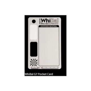 Genuine Whibal G7 Certified Neutral White Balance Pocket Card (2.1"x3.35")