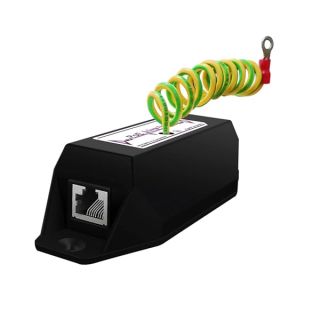 6KV Gigabit Network Surge Protector for POE Switch & Camera - SPD Lightning Arrester for 10/100/1000 Mbps Protection