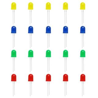 Gikfun 10mm LED Emitting Diodes Light Lamp Diffused F10 Round Led for Arduino (Pack of 20pcs) AE1258