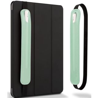 Goospery Pencil Holder for Apple Pencil (1st & 2nd Gen) - Mint PU Leather Sleeve for iPad Pro & All Tablets