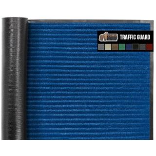 Heavy Duty Gorilla Grip Traffic Guard Door Mat - Waterproof, Stain Resistant, Low Profile Entryway Rug (35x23, Blue)