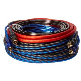 Gravity GR-KIT8R 8 Gauge Amplifier Installation Kit: High-Performance RCA & Speaker Wire