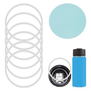 Greant 6 PCS Replacement O Ring for Hydroflask Lid, Rubber Seal fits Hydro Flask Wide Mouth Coffee Lid, 2 inch Flip Lid Gasket for Hydroflask Lid