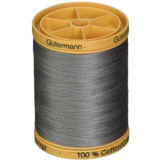 Buy Gutermann 100% Natural Cotton Thread 800M in Grey - Premium Quality for Sewing & Crafting