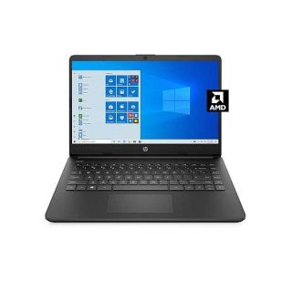 HP 14 Laptop, AMD 3020e, 4 GB RAM, 64 GB eMMC Storage, 14-inch HD Display, Windows 10 Home in S Mode, Long Battery Life, Microsoft 365, (14-fq0020nr, 2020)