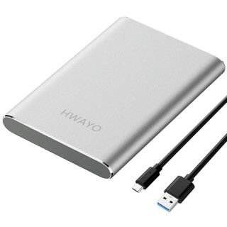 HWAYO 120GB Portable External Hard Drive - Ultra Slim USB 3.1 Type C for PC, Mac & Xbox One