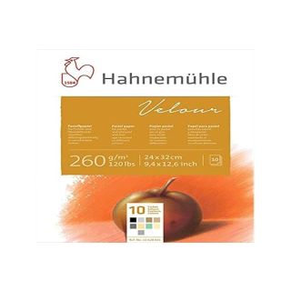 Hahnemuhle Velour 260 GSM Pad - 24 x 32cm Mixed Colours