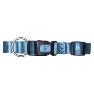 Hamilton Adjustable Dog Collar with Brushed Hardware