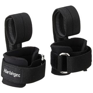 Harbinger 360531 Big Grip No-Slip Nylon Lifting Straps with DuraGrip (Pair), Pro, Black, 11.5 inches