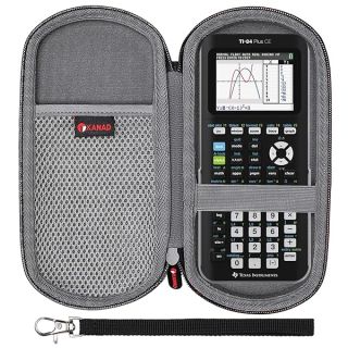 XANAD Hard Case for TI-84 Plus CE, TI-89, TI-83 & More - Durable Grey Protection for Texas Instruments Graphing Calculators