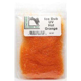 Hareline Ice Dub UV Hot Orange