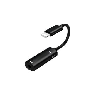 Apple MFi Certified Lightning to 3.5mm Headphone Adapter & Charger Dongle for iPhone 11, 12, XS, XR, iPad Air - Fast Charging & Audio Splitter