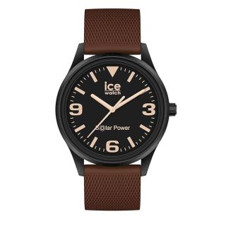 ICE-WATCH Men Unisex's Ice Power Solar Battery Medium 40mm Silicone Rubber Belt Watch