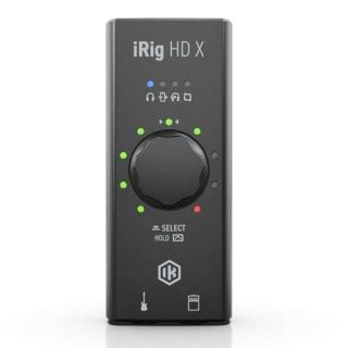 IK Multimedia iRig HD X: 96 kHz Guitar Audio Interface for iPhone, iPad, Mac & PC - Ultimate Recording Studio Accessory