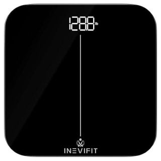 INEVIFIT Premium Bathroom Scale, Highly Accurate Digital Bathroom Body Scale, Precisely Measures Weight up to 400 lbs