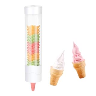 Ice Cream Cones Holder Waffle Cone Stand Egg Cone Dispenser