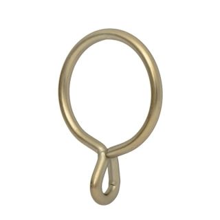 Ivilon Drapery Eyelet Curtain Rings - 1.7" Ring for Curtain Hook Pins, Set of 14 - Warm Gold