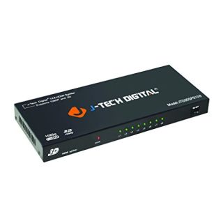 J-Tech Digital 8-Port HDMI v.1.3 Splitter 1x8 Full HD 1080P Certified with 3D [JTD3DSP0108]