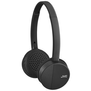 JVC HA-S23W Wireless On-Ear Bluetooth Headphones: Foldable, 17-Hour Battery Life, Stylish Black Design