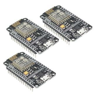 JacobsParts 3-Pack ESP8266 NodeMCU LUA CP2102 ESP-12F Internet WiFi Development Board Open Source Serial Wireless Module