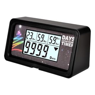 Jayron Backlight Digital 9,999 Days Countdown Timer Big LCD Display Count Down for Retirement Wedding Vacation Christmas Event Classroom Cruise