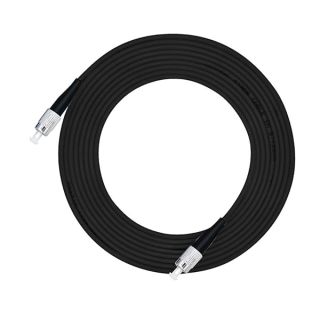 Jeirdus 20M FC to FC FC-FC Outdoor Armored Simplex 9/125 SM Fiber Optic Cable Jumper Optical Patch Cord 20Meters 65ft Singlemode