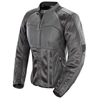 Joe Rocket Radar Women&amp;#039;s Leather Motorcycle Riding Jacket (Black/Black, XXX-Large)