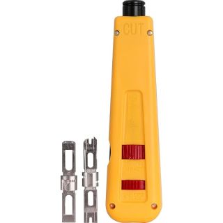 Jonard Tools EPD-91461, Manual Punchdown Tool with 2 Steel Blades 66 and 110 for Punchdown Blocks