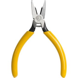 Jonard Tools JIC-891 Connector Crimping Plier with Side Cutter, 5-13/16" Length,Yellow