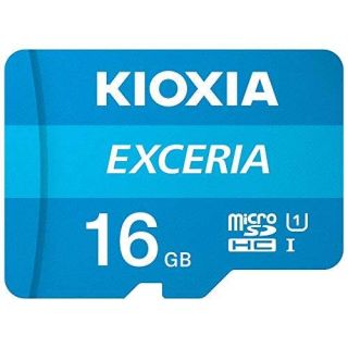 Buy KIOXIA 16GB EXCERIA microSD Card U1 Class 10 - 100MB/s for Full HD Video Recording