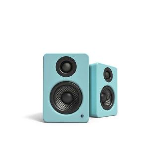 Kanto YU2GT PC Gaming Desktop Speakers | 3&amp;quot; Composite Drivers | 3/4&amp;quot; Silk Dome Tweeter | Class D Amplifier | 100 Watts | Built-in USB DAC | Subwoofer Output | Pair | Gloss Teal