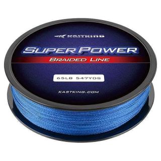 KastKing Superpower Braid Fishing Line, Ocean Blue, 6LB/0.07mm/(300M/327 Yds)