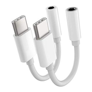 Buy Kefiany USB-C to 3.5mm Adapter 2 Pack - Compatible with iPhone 15, iPad 10, Air4, Air5, Pixel 4/3/2 XL