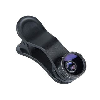 Kenko REAL PRO Multi-Coated Glass REAL PRO 0.6x Wide Angle + Macro Clip Lens for Mobile Devices, Black (KRP-065WM)