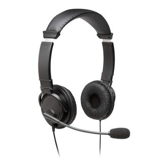 Kensington Hi-Fi Headphones with Microphone (K97603WW), Black, Universal, 3.5mm