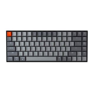 Keychron K2 75% Layout RGB Bluetooth Wireless Mechanical Keyboard with Gateron G Pro Brown Switch/Anti Ghosting/N-Key Rollover, Compact 84 Keys USB Wired Gaming Keyboard for Mac Windows-Version 2