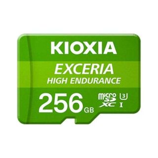 Kioxia 256GB microSD Exceria High Endurance Flash Memory Card U3 V30 C10 A1 Read 100MB/s Write 85MB/s LMHE1G256GG2